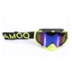 Glasögon AMOQ Aster Vent+ Magnetic - Black-HiVis/blue