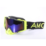 Glasögon AMOQ Aster Vent+ Magnetic - Black-HiVis/blue