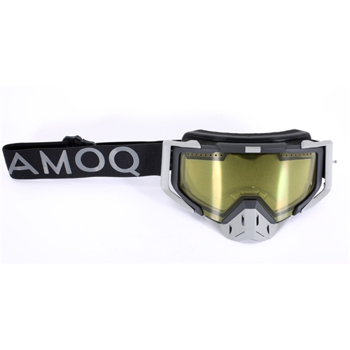 Glasögon AMOQ Aster Vent+ Magnetic - Black-Grey/yellow, RINAB, snöskoter, reservdelar, tillbehör