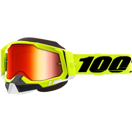Glasögon 100% RC2 Snow (Gul), Personlig utrustning, reservdelar & tillbehör , RINAB