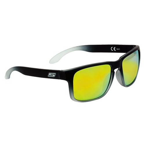 Solglasögon S-Line, matt svart/guld, RINAB, solglasögon, tillbehör, snöskoter, moped, atv, cross