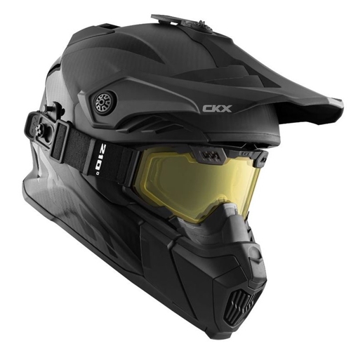 Hjälm CKX Titan Airflow Carbon matt, RINAB, hjälm, tillbehör, snöskoter, moped, atv, cross