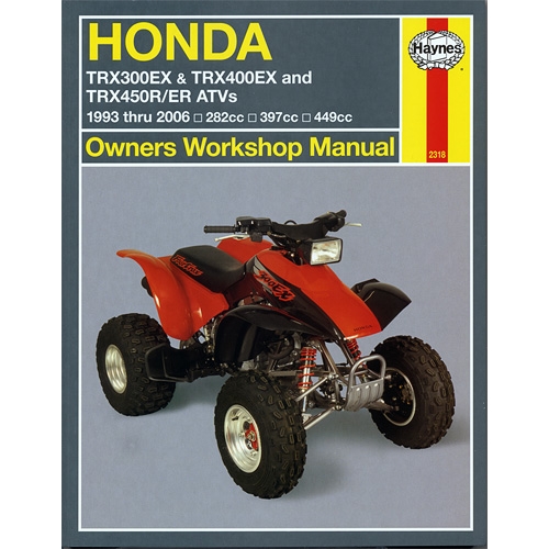 Verkstadshandbok Honda ATV