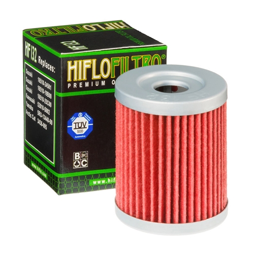 Oljefilter Hiflo HF132, tillbehör, snöskoter, moped, atv, cross