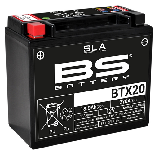 Batteri BS SLA BTX20