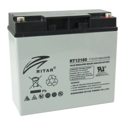 Batteri Ritar AGM (Powerfit) RT12-180-F13 12V 18Ah Hö PP