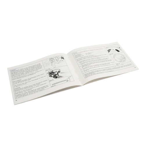 Instruktionsbok för MCB 1255, Golden Champ, reservdelar och tillbehör till moped, RINAB