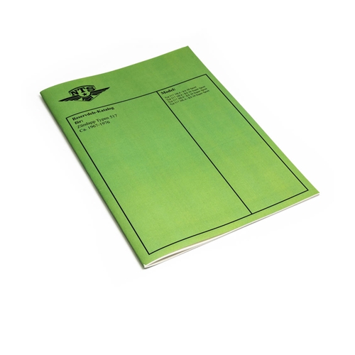 Reservdelskatalog (Zündapp 517 KS50 1967-76), tillbehör, reservdelar, moped, rinab