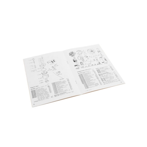 Reservdelskatalog (Husqvarna Novolette mod. 1954), tillbehör, reservdelar, moped, rinab