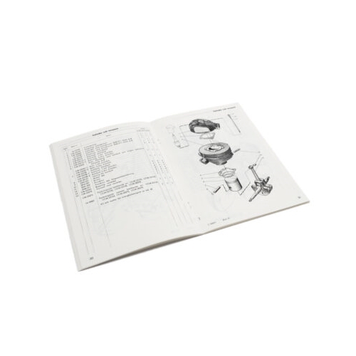 Reservdelskatalog (Husqvarna 41122, 42121, 42122), tillbehör, reservdelar, moped, rinab