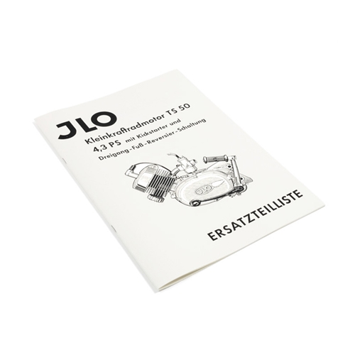 Reservdelskatalog för Ilo TS50, Reservdelar till moped, RINAB, moped, 