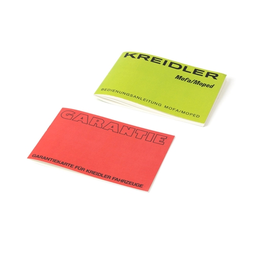 Instruktionsbok för Kreidler Mofa/Moped, Reservdelar till moped, RINAB, moped, 