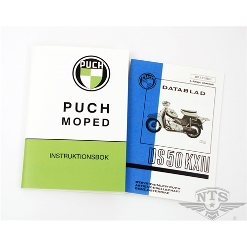 Instruktionsbok inkl. datablad (Puch DS50 KXN), RINAB