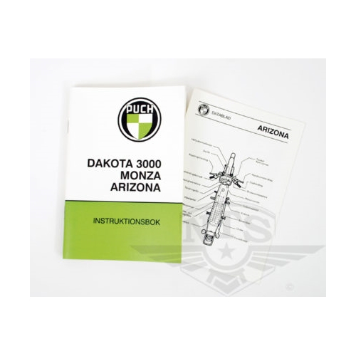 Instruktionsbok inkl. datablad (Puch Arizona), RINAB