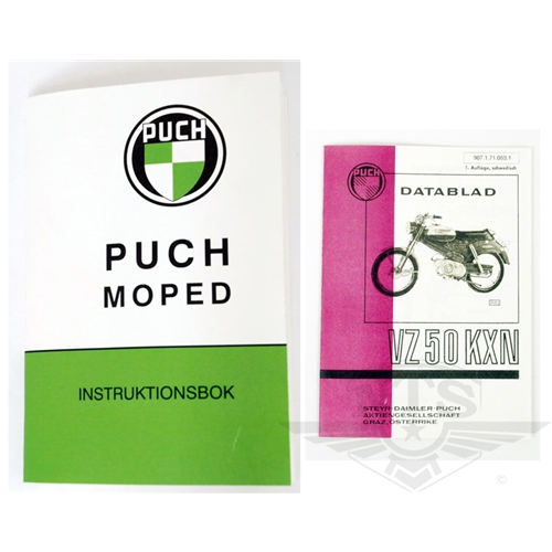 Instruktionsbok inkl. datablad (Puch VZ50 KXN, RINAB