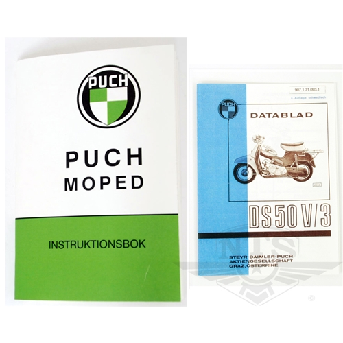 Instruktionsbok inkl. datablad (Puch DS50 V3), RINAB