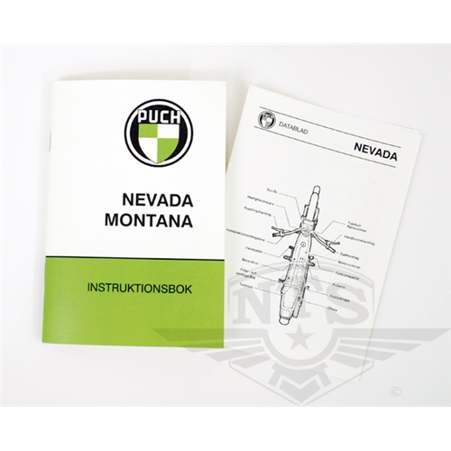 Instruktionsbok inkl. datablad (Puch Nevada), RINAB