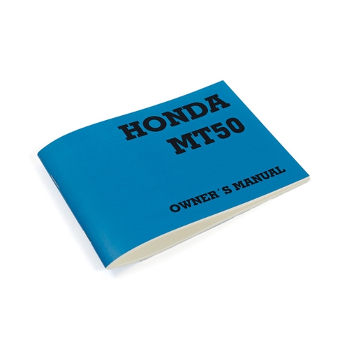 Instruktionsbok (Honda MT50)