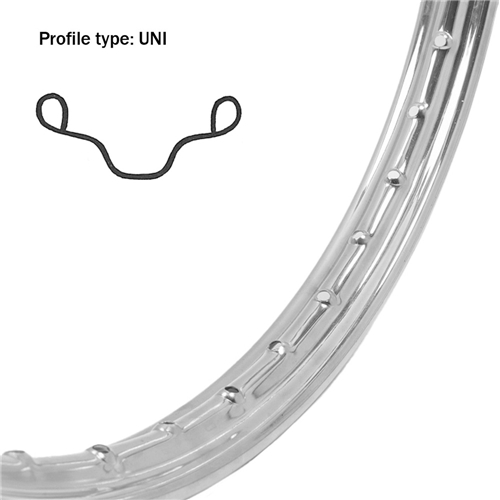 Fälgbana 1,6 x 16" (Honda MT50 - Bak), reservdelar och tillbehör till moped, RINAB