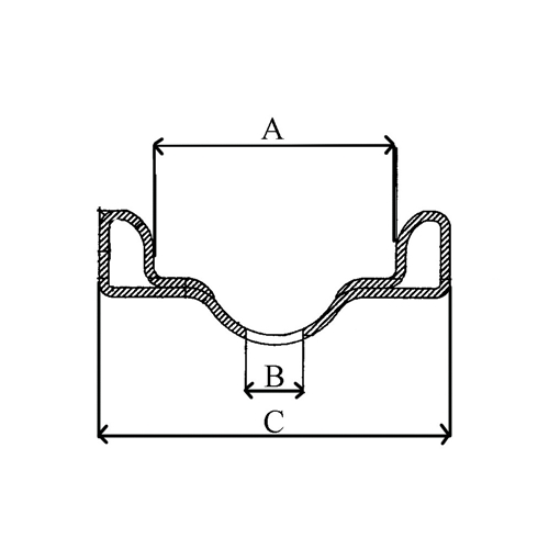 Fälgbana 1,6 x 16" (Honda MT50 - Bak), reservdelar och tillbehör till moped, RINAB