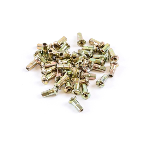 Ekernippelsats Guld 5,8mm, för 3,2mm ekrar (BC40) 36-Pack, Reservdelar till moped, RINAB, moped, 