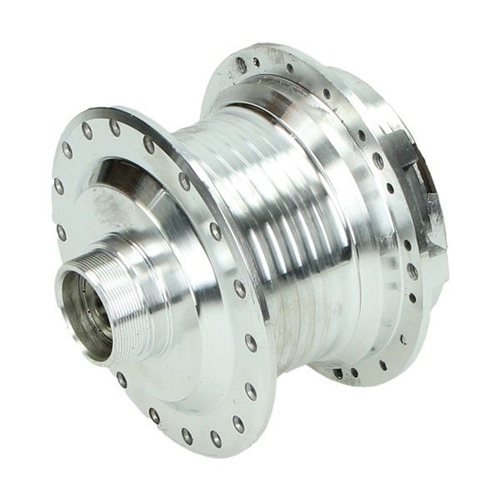 Hjulnav, bak/för ekerhjul/fasta lager/12mm axel (Puch Maxi), RINAB