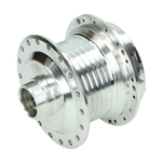 Hjulnav, bak/för ekerhjul/fasta lager/12mm axel (Puch Maxi)