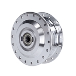 Hjulnav, fram/för ekerhjul/fasta lager/12mm axel (Puch Maxi)