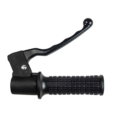 Gashandtag, Svart/metall, höger (Piaggio Ciao/SI), RINAB