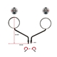 Backspegel (Honda MB50/MT50)