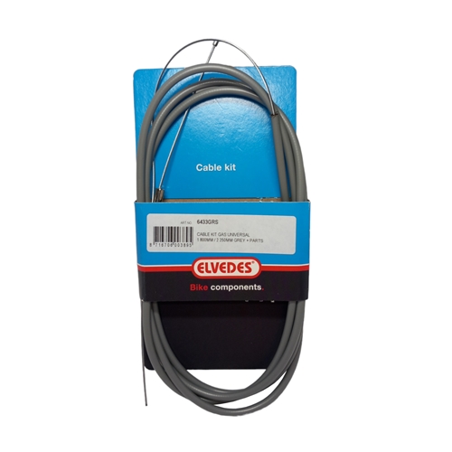 Gaswire 1700/2250mm (Grå) , reservdelar moped, RINAB