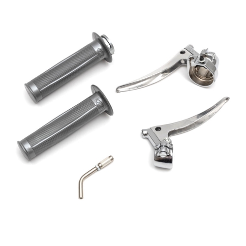 Reglagesats, Gas NTS-243 & Koppling NTS-213 Krom/KS (MCB), tillbehör, reservdelar, moped, rinab