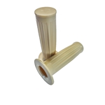 Gummihandtag Ø24/24mm Krämig Vit - Typ Magura