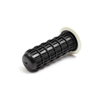 Plasthandtag 23mm/100mm, Svart/Vit "Majskolv"