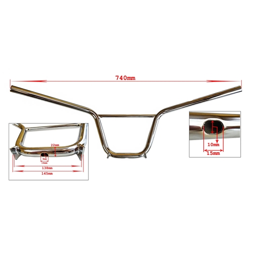 Styre H:19cm/B:74cm (Puch MC50), RINAB