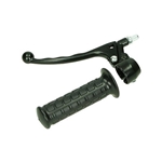 Kopplingshandtag kompl. svart, Lusito (Tomos A3/A35)