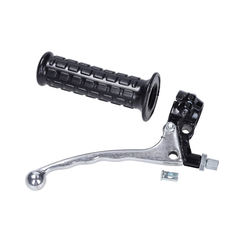 Kopplingshandtag kompl. svart/alu, Lusito (Tomos A3/A35)