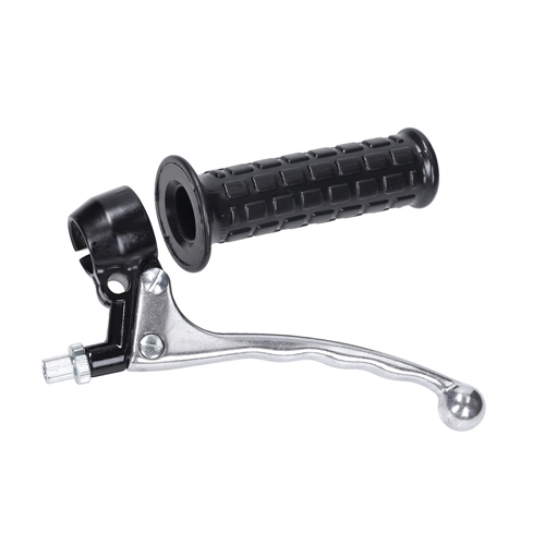 Kopplingshandtag kompl. svart/alu, Lusito (Tomos A3/A35)