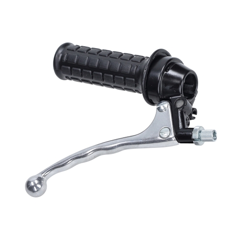 Gashandtag kompl. svart/alu, Lusito (Tomos A3/A35)