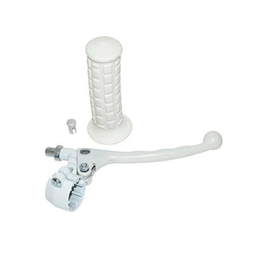 Kopplingshandtag kompl. vit (Tomos A3/A35)