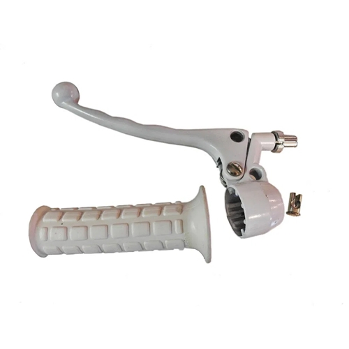 Kopplingshandtag kompl. vit (Tomos A3/A35)