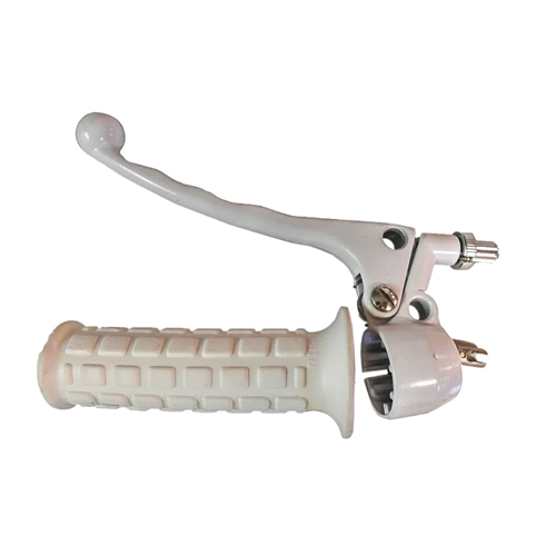 Kopplingshandtag kompl. vit (Tomos A3/A35)