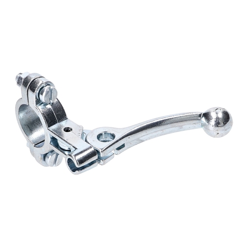 Start- / choke- / dekomphandtag, metall, krom