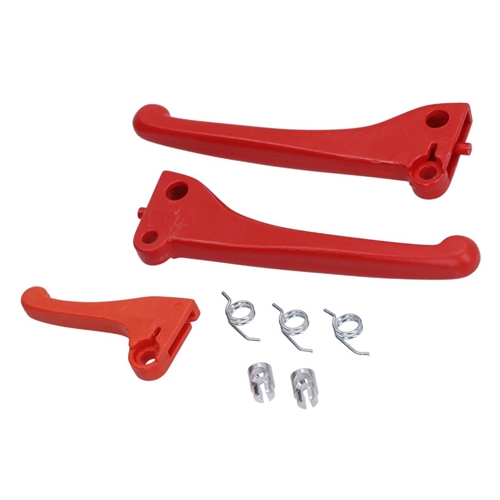 Handtagsarmssats, röd/plast (Piaggio Ciao), RINAB