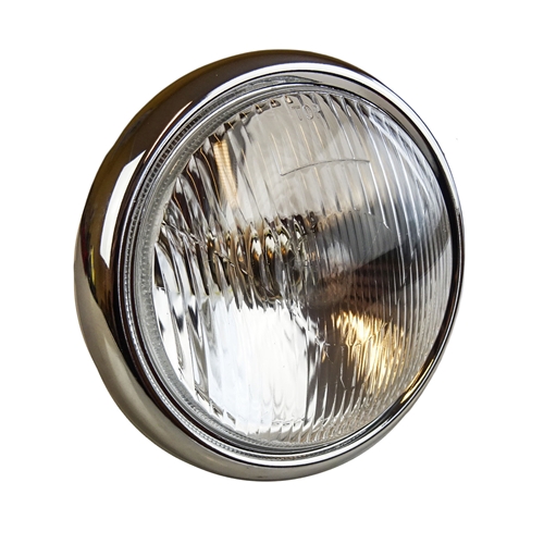 Framlykta svart/krom (Suzuki K50 1979-), Reservdelar till moped, RINAB, moped, 