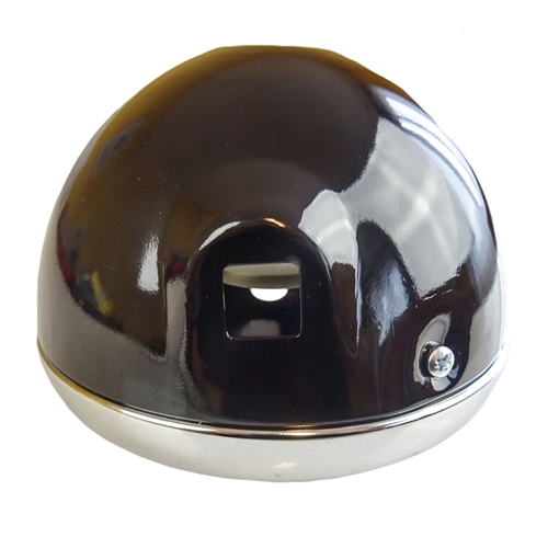 Framlykta svart/krom (Suzuki K50 1979-), Reservdelar till moped, RINAB, moped, 