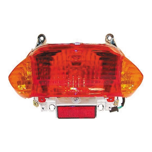 Baklykta, orange blinkers (GY6/139QMB/QMA), reservdelar scooter, RINAB