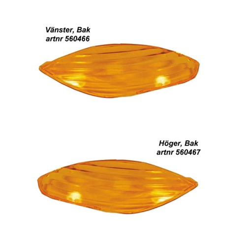 Blinkersglas bak (Peugeot Vivacity -2003), reservdelar scooter, RINAB