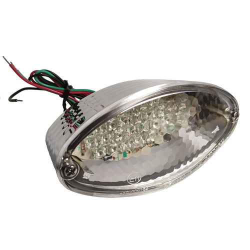 Baklampa oval LED