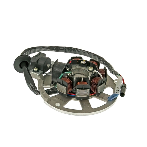 Stator/Tändplatta, version 1 (3-pin/2-kablar), reservdelar och tillbehör till moped, RINAB